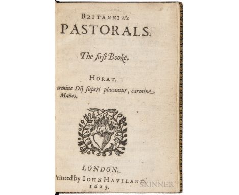 Browne, William (1590-c. 1645) Britannia's Pastorals. First and Second Books. London: Printed by Iohn Haviland, 1625. Octavo,