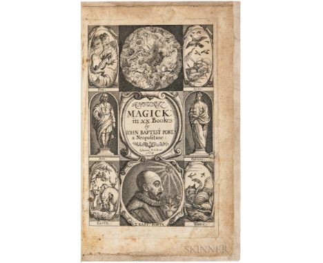 Porta, Giambattista della (1535?-1615) Natural Magick. London: Printed for Thomas Young and Samuel Speed, and are to be sold 