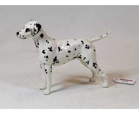 A Beswick figure of a Dalmatian (Arnoldene), model No. 961 gloss finish, height 14.5cm