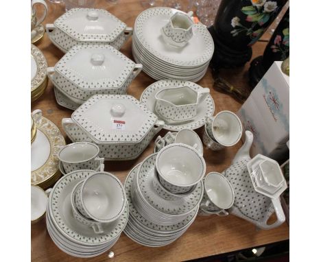 An Adams 12-place setting tea and dinner service in the Meadowlands pattern 
