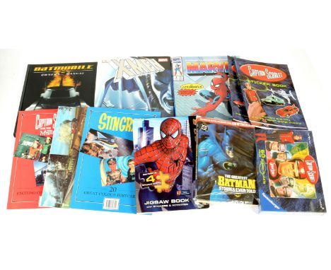 A Group of TV &amp; Film Related Books to include; Great Colour Postcards "Stingray", "Captain Scarlet"; The Five Fabulous De