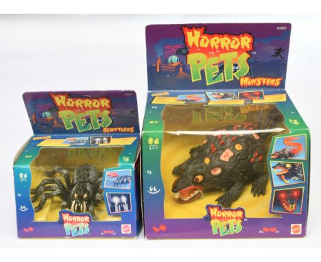 Mattel "Horror Pets" A Pair Pre-Production Samples (1) "Mondo/Scuttlers" and (2) "Skaar/Monster" - conditions are Near Mint t