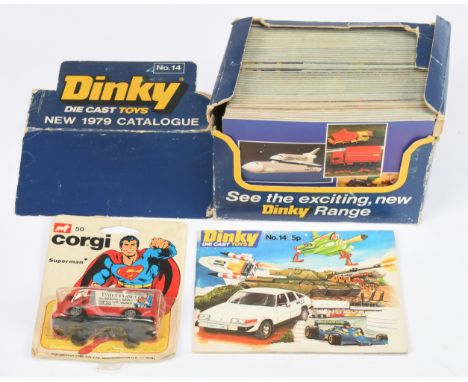 Dinky Toys 1979 UK Catalogue Trade counter trade pack - conditions appear to be Good Plus to Mint in a Fair carded pack and C