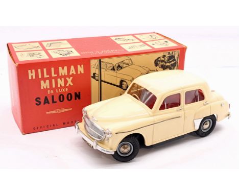 Victory Industries Hillman Minx Deluxe Saloon, plastic, battery oparated (untested but has clean battery compartment), ivory 