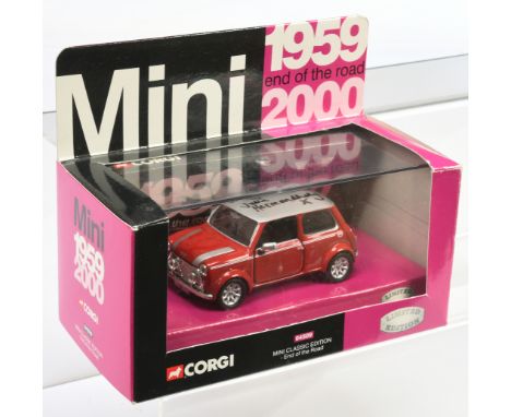 Corgi Toys (Classics) 04509 (1/36th) Mini "1959 - 2000" - Red with silver trim and roof - This Particular Model has been sign