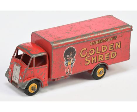 Dinky Toys 919 Guy "Golden Shred" Van - red, silver trim and yellow supertoy hubs - Fair&nbsp;