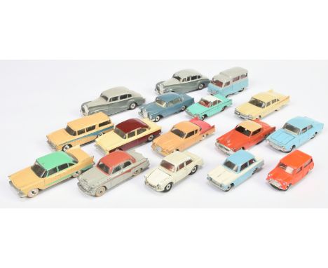 Dinky Toys Unboxed&nbsp; Group Of 16 To Include - Mercedes 220SE, Rolls Royce Silver Wraith, Dodge Royal Sedan Plus Others - 