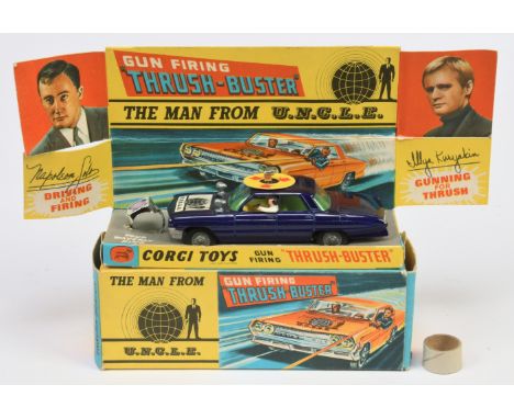 Corgi Toys 497 "The Man From Uncle" - Blue body, silver trim, cast hubs and lamps - Excellent Plus lovely bright example in a