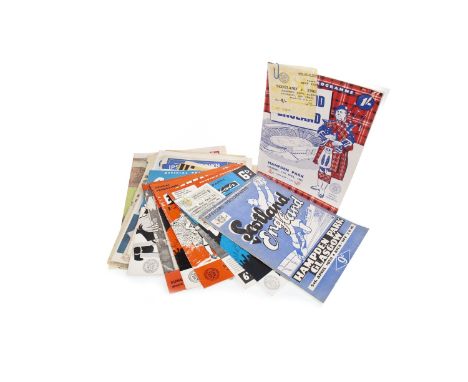 RANGERS V ST MIRREN SCOTTISH CUP FINAL 1962 OFFICIAL PROGRAMME, together with a Scottish Cup Final Tie ticket stub from the m