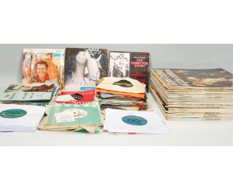 A selection of vintage mid 20th Century Russ Conway 78 LP and 45 EP vinyl records. Singles / EP's to include; Halloween, Pepe