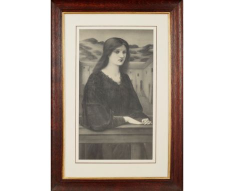 FREDERICK HOLLYER (1838-1933) AFTER SIR EDWARD COLEY BURNE-JONES 'VESPERTINA QUIES', CIRCA 1900 platinum print with photograp