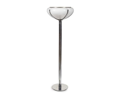 ATTRIBUTED TO LUIGI MASSONI (1930–2013) FOR HARVEY GUZZINI&nbsp;‘QUADRIFOGLIO’ STANDING LAMP chrome, PerspexNote: This lamp i