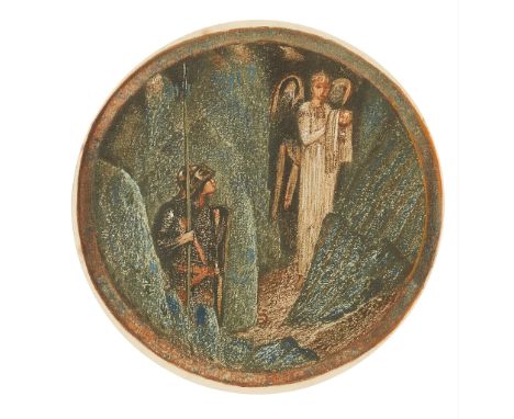 SIR EDWARD COLEY BURNE-JONES (1833-1898) 'HONOR'S PRIZE' print from 'The Flower Book', published by the Fine Art Society in 1