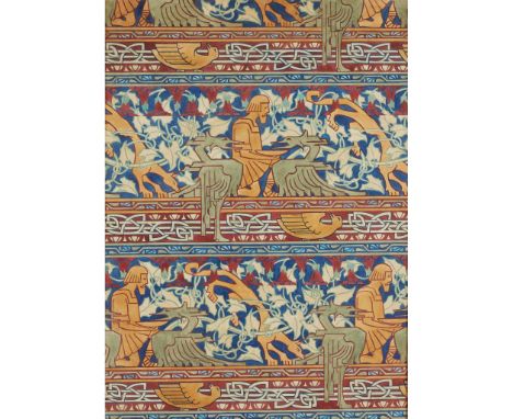 DOROTHY MORGAN (BORN 1892) CELTIC REVIVAL: DESIGN FOR WALLPAPER watercolour heightened with white(60.5cm x 38cm)Footnote: Pro