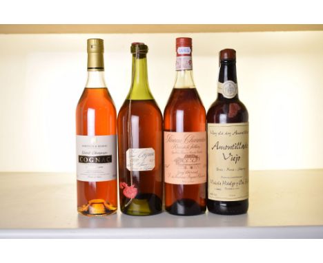  Vintage Cognac 1993 1 bt  Fortnum  &  Mason Cognac 1 bt   Amontilado Viejo Sherry 1 bt  Pineau Charantais 1 bt Above 4 bts 