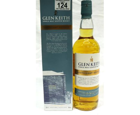 Boxed 70cl Glen Keith Distillery Edition single malt whisky, seal intact. P&amp;P Group 2 (£18+VAT for the first lot and £3+V