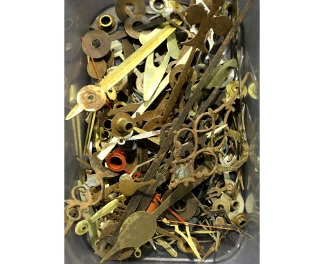 Collection of 19th and 20th century clock hands. P&amp;P Group 2 (£18+VAT for the first lot and £3+VAT for subsequent lots) 