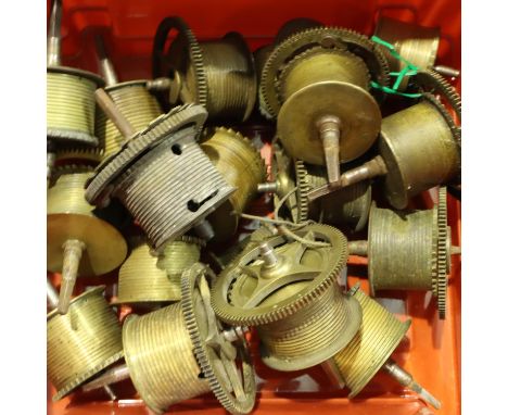 Mixed long case clock cable barrels (15). P&amp;P Group 3 (£25+VAT for the first lot and £5+VAT for subsequent lots) 