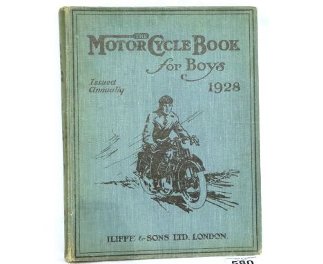 1928 Motorcycle Book For Boys. P&amp;P Group 1 (£14+VAT for the first lot and £1+VAT for subsequent lots) 