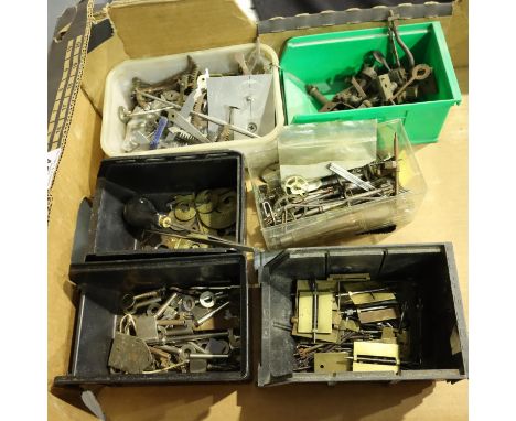 Large quantity of miscellaneous clock parts. P&amp;P Group 3 (£25+VAT for the first lot and £5+VAT for subsequent lots) 