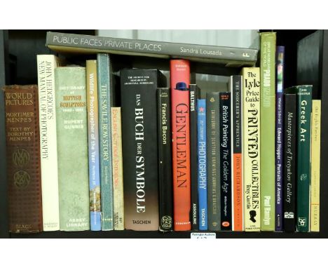 Shelf of books on Art, Photography &amp; Design. Not available for in-house P&amp;P, contact Paul O'Hea at Mailboxes on 01925