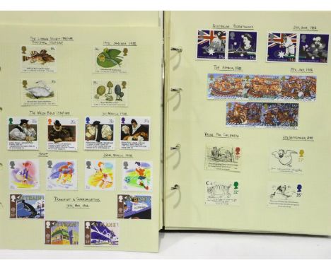ACE GB Simplified stamp album, part complete with additional loose pages to 1994. P&amp;P Group 1 (£14+VAT for the first lot 