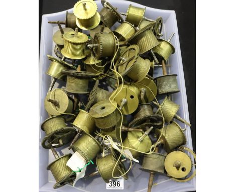 Quantity of long case clock cable barrels. Not available for in-house P&amp;P, contact Paul O'Hea at Mailboxes on 01925 65913