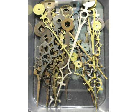Collection of 19th and 20th century clock hands. P&amp;P Group 2 (£18+VAT for the first lot and £3+VAT for subsequent lots) 