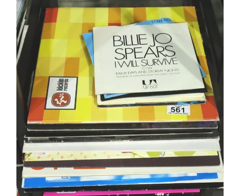 Fifteen twelve inch singles in good condition and ten seven inch. P&amp;P Group 3 (£25+VAT for the first lot and £5+VAT for s
