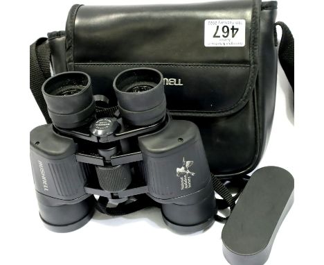 Cased Bushnell 8 x 40 WA binoculars. P&amp;P Group 2 (£18+VAT for the first lot and £3+VAT for subsequent lots) 
