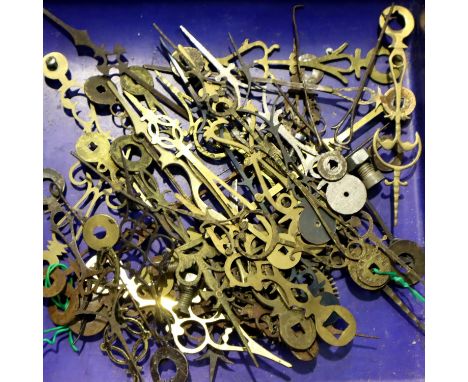 Collection of 19th and 20th century clock hands. P&amp;P Group 2 (£18+VAT for the first lot and £3+VAT for subsequent lots) 