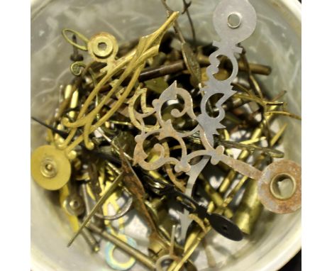 Collection of 19th and 20th century clock hands. P&amp;P Group 2 (£18+VAT for the first lot and £3+VAT for subsequent lots) 