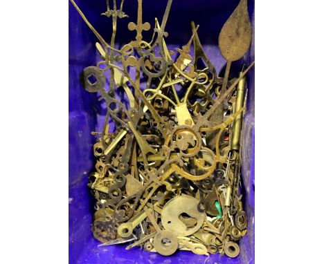 Collection of 19th and 20th century clock hands. P&amp;P Group 2 (£18+VAT for the first lot and £3+VAT for subsequent lots) 