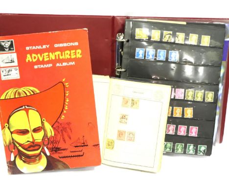 Mixed stamp albums with UK and Commonwealth George V and George V &amp; VI. P&amp;P Group 2 (£18+VAT for the first lot and £3