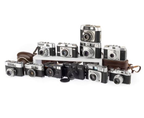 A Selection of Mixed Cameras, to include Ilford Sportsman, Agfa, Yashica, and Franka, untested.