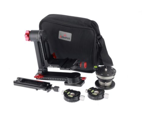 A Selection of Tripod Heads &amp; Gimbal, to include an Adlatus CB-52 gimbal head, in maker's carry case, also with a Leofoto