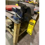 Steel Table, 48" x 30", w/ 6-1/2" Wilton Bench Vise