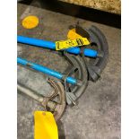 (2) Ridgid Tube Benders, (1) 3/4", (1) 1/2", (1) 1/2" Tube Bender