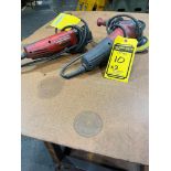 (2) Milwaukee 4 1/2" Angle Grinders