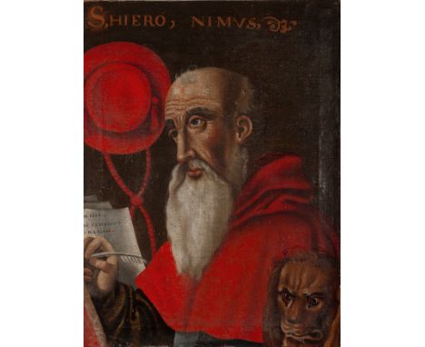 17th century Spanish school."Saint Jerome".Oil on canvas.Measurements: 62 x 47 cm.In this work the painter offers us an image
