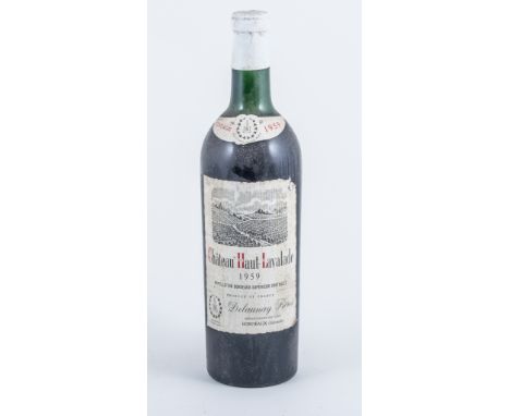 Chateau Haut-Lavallade, Bordeaux, 1959 (x3), and other mixed red wine, (4)