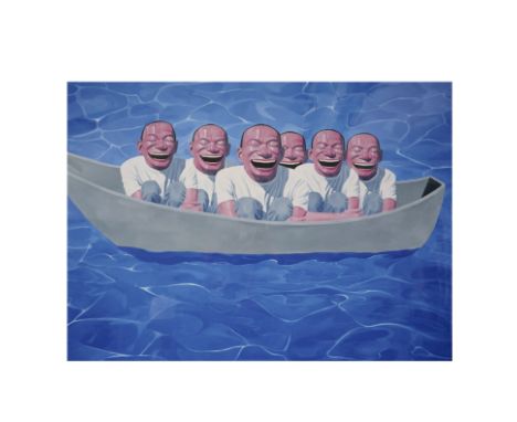 YUE MINJUN (Né en 1962)Noah's ark, 2006 Lithographie en couleurs Signée et numérotée 30/58105 x 135 cmColour lithograph, sign