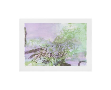 ZAO WOU-KI (1920-2013)Sans titre, 1986 (Agerup, 394)Lithographie en couleurs sur vélin d'ArchesSignée, datée et numérotée 33/