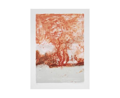 ZAO WOU-KI (1920-2013)Sans titre, 1986 (Agerup, 391)Lithographie en couleurs sur vélin d'ArchesSignée, datée et numérotée 71/