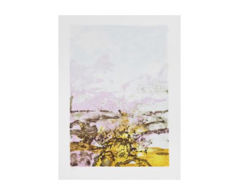 ZAO WOU-KI (1920-2013)Sans titre, 1998 (Agerup, 392)Lithographie en couleurs sur vélin d'ArchesSignée, datée et numérotée 34/