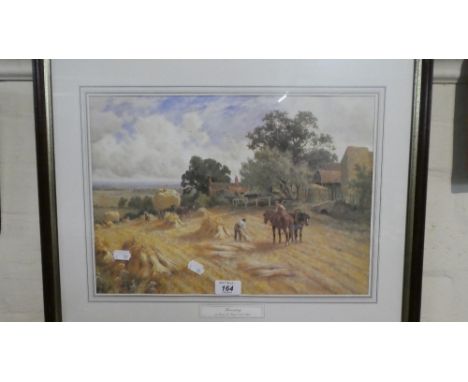 A Framed Print, Harvesting 