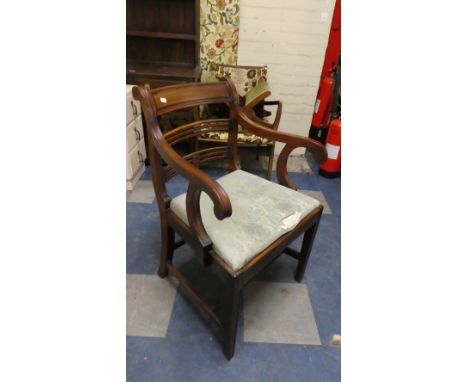A 19th Century Ladder Back Armchair