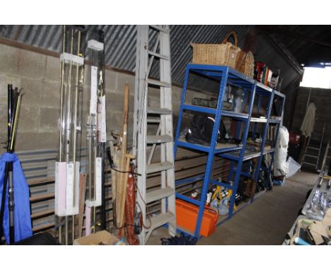 A large aluminium step ladder 