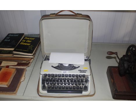 An Olympia typewriter