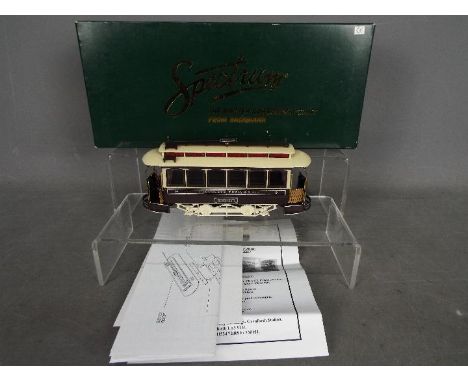 Spectrum by Bachmann - A boxed Spectrum #25155 ON30 gauge Closed Street Car 'Hersey'. The model appears to be in Mint conditi